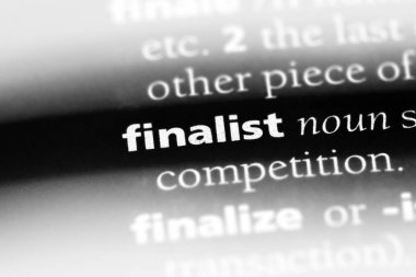 finalist Word'de bir sözlük. finalist kavramı