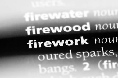 havai fişek Word'de bir sözlük. havai fişek kavramı