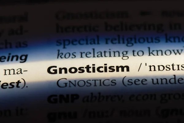 単語を辞書でグノーシス主義 グノーシス主義の概念 — ストック写真