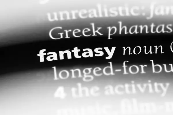 Fantasy Word Dictionary Fantasy Concept — Stock Photo, Image
