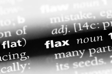 bir sözlüğü'ndeki keten sözcüğü. keten kavramı