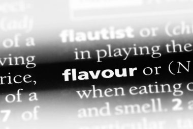 bir sözlüğü'ndeki sözcüğü lezzet. lezzet kavramı