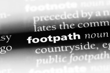 patika Word'de bir sözlük. patika kavramı