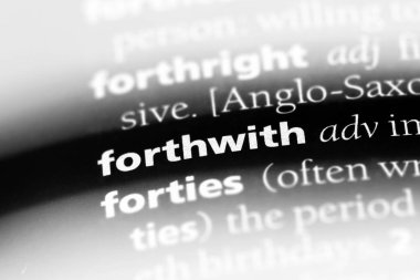 bir an önce tek kelimeyle bir sözlük. bir an önce kavramı