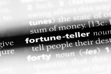 Fortune teller sözcük sözlüğe. Fortune teller kavramı