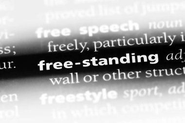 serbest duran Word'de bir sözlük. serbest duran kavramı