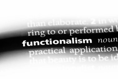 işlevselcilik Word'de bir sözlük. işlevselcilik kavramı
