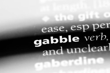 bir sözlüğü'ndeki sözcüğü anlatıyorsun. gevezelik kavramı