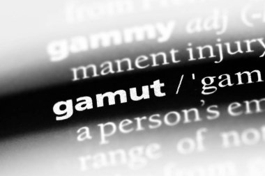 gam Word'de bir sözlük. gam kavramı