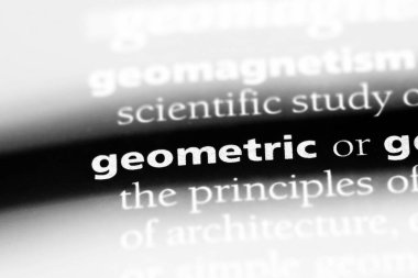 geometrik tek kelimeyle bir sözlük. geometrik kavramı
