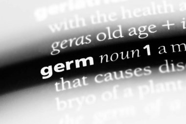Germ Sözlükteki kelime. mikrop kavramı