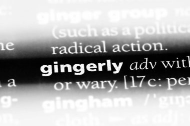 bir sözlüğü'ndeki dikkatle sözcüğü. dikkatle kavramı