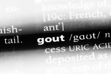 Gut Word'de bir sözlük. gut hastalığı kavramı