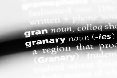 tahıl ambarı Word'de bir sözlük. tahıl ambarı kavramı