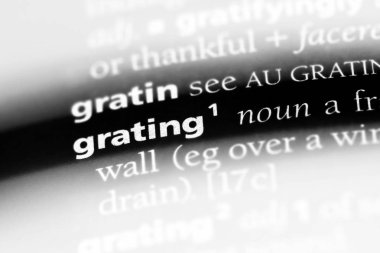 bir sözlüğü'ndeki sözcüğü ızgara. ızgara kavramı