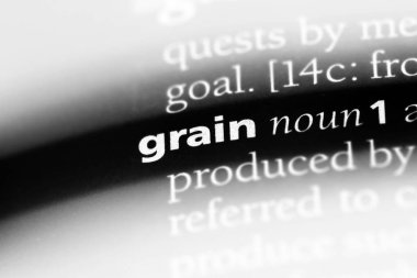 tahıl Word'de bir sözlük. tahıl kavramı