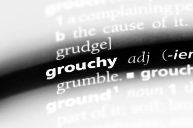 huysuz tek kelimeyle bir sözlük. huysuz kavramı