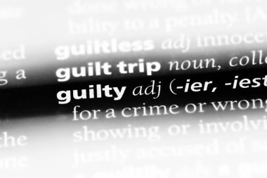 suçlu tek kelimeyle bir sözlük. suçlu kavramı