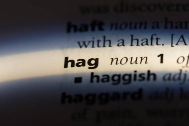 cadı Word'de bir sözlük. cadı kavramı.