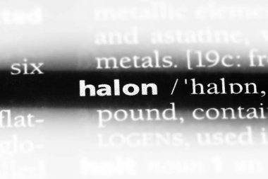 halon Word'de bir sözlük. halon kavramı.