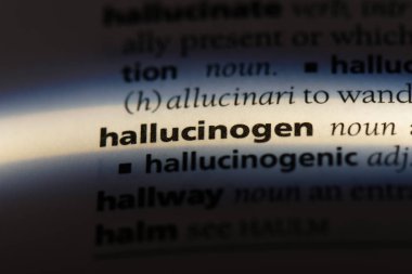 halüsinojen Word'de bir sözlük. halüsinojen kavramı.