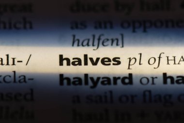 yarım Word'de bir sözlük. yarım kavramı.