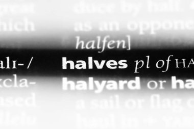 yarım Word'de bir sözlük. yarım kavramı.