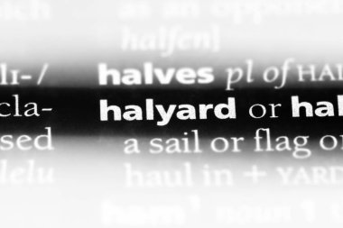 Halatı Word'de bir sözlük. Halatı kavramı.