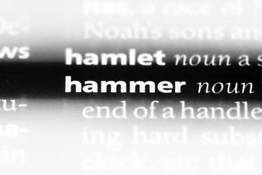 bir sözlüğü'ndeki sözcüğü çekiç. çekiç kavramı.