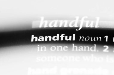 avuç Word'de bir sözlük. avuç kavramı.