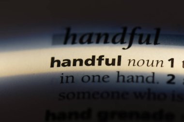 avuç Word'de bir sözlük. avuç kavramı.