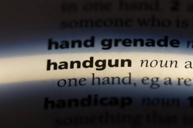 tabanca Word'de bir sözlük. tabanca kavramı.