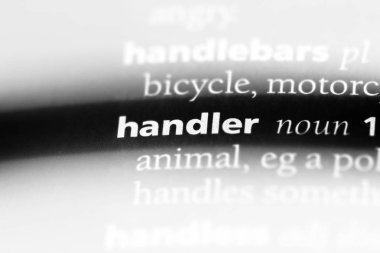 bir sözlüğü'ndeki işleyicisi sözcüğü. işleyicisi kavramı.