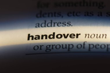 devir teslim Word'de bir sözlük. devir teslim kavramı.