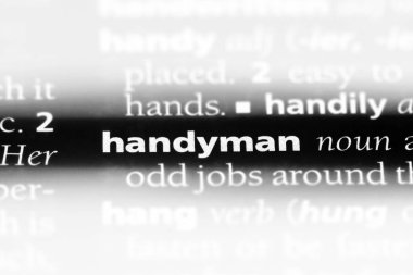 Tamirci Word'de bir sözlük. Tamirci kavramı.