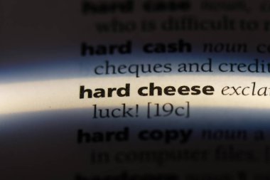 sert peynir Word'de bir sözlük. sert peynir kavramı.