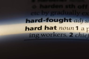 baret Word'de bir sözlük. kask kavramı.