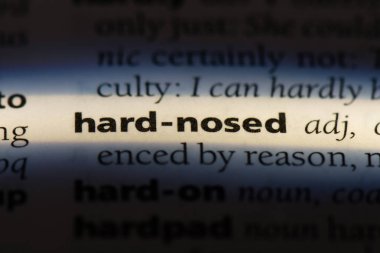 zor burun Word'de bir sözlük. zor burun kavramı.