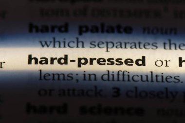 Sabit preslenmiş tek kelimeyle bir sözlük. Sabit preslenmiş kavramı.