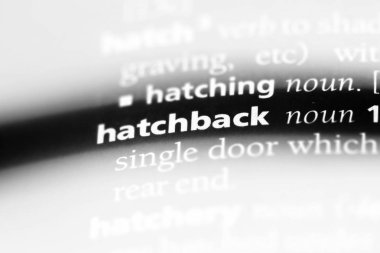 hatchback Word'de bir sözlük. hatchback kavramı.