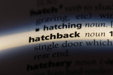 hatchback Word'de bir sözlük. hatchback kavramı.