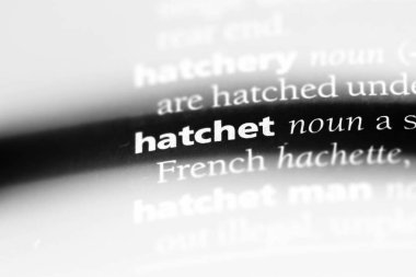 balta Word'de bir sözlük. balta kavramı.