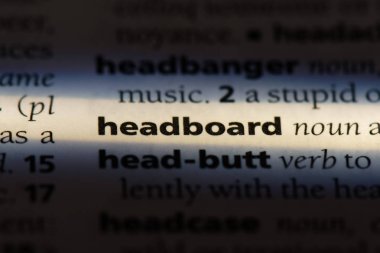 yatak başı Word'de bir sözlük. yatak başı kavramı.