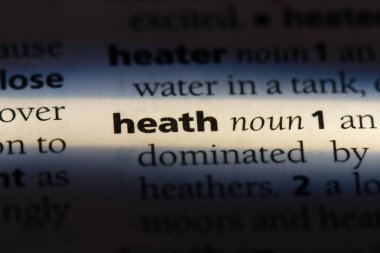 Heath Word'de bir sözlük. Heath kavramı.