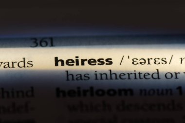 mirasçı Word'de bir sözlük. mirasçı kavramı.