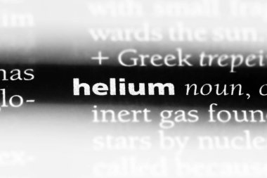 helyum Word'de bir sözlük. helyum kavramı.