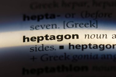 bir sözlüğü'ndeki yedigen sözcüğü. yedigen kavramı.