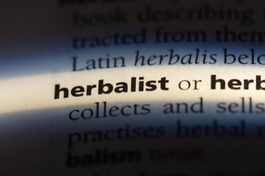 herbalist Word'de bir sözlük. herbalist kavramı.