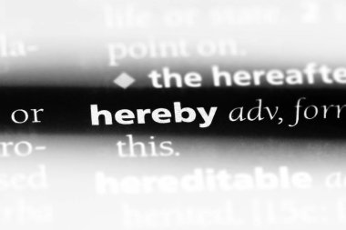 Bu vesileyle bir sözlükte kelime. Bu vesileyle kavramı.