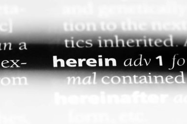 Burada bir sözlükte kelime. Burada kavram.